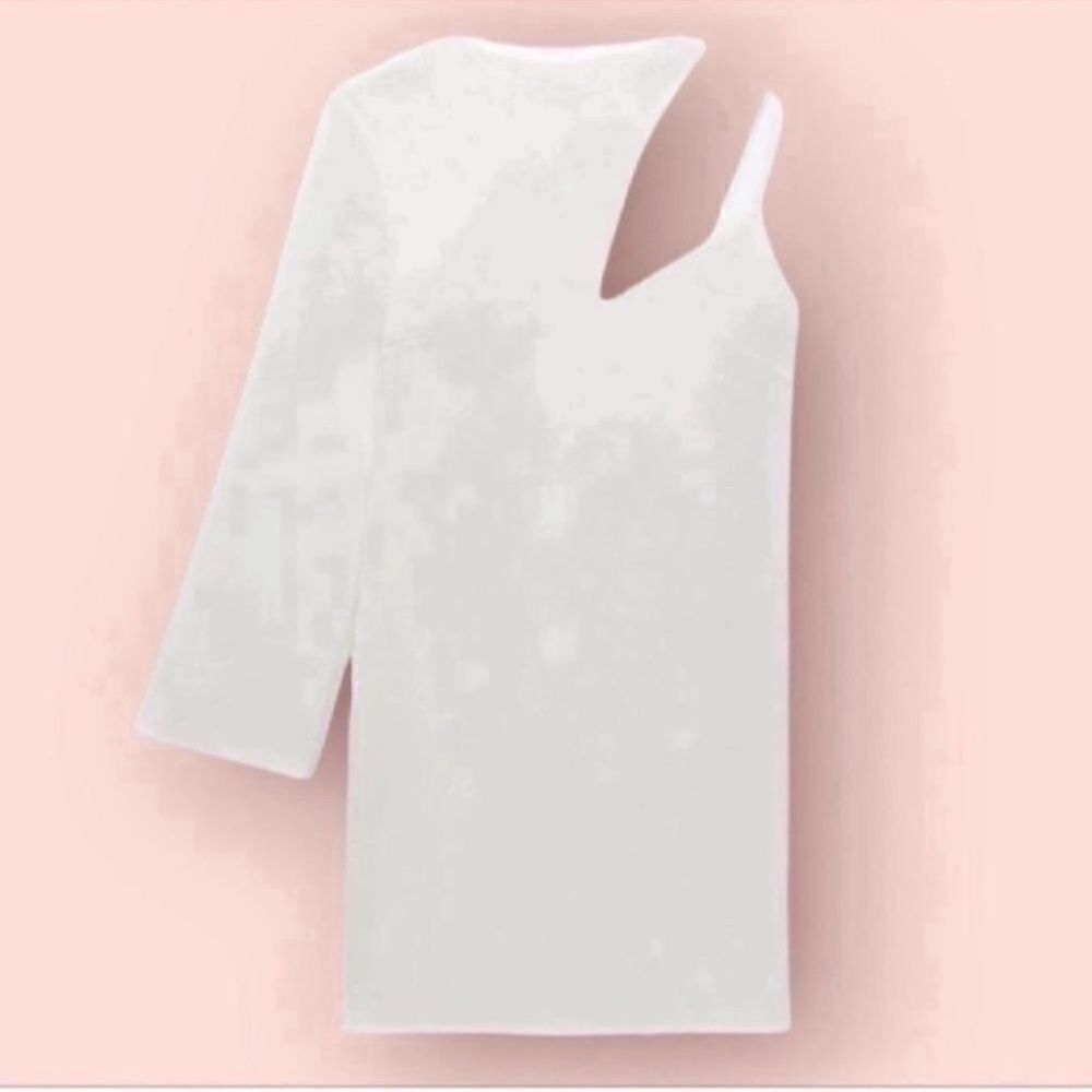 Zara White Mini Dress (Size Medium)